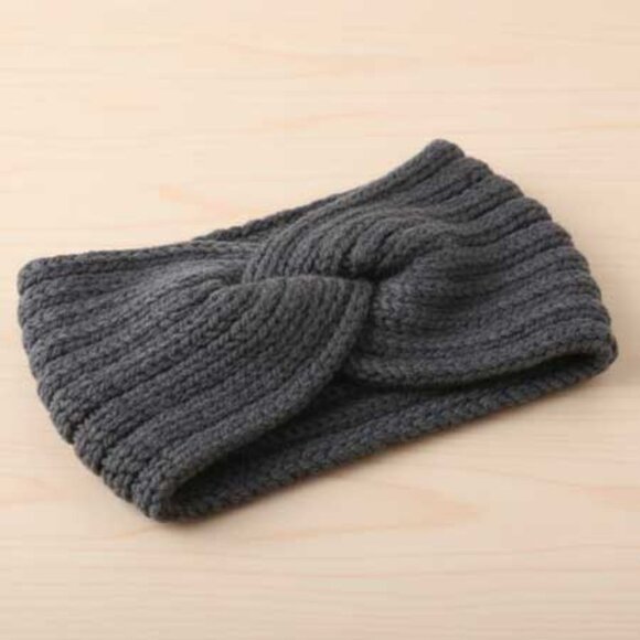 2/$21 Bluish Gray Ladies Criss Cross Winter Headband - Brand New - Picture 3 of 8